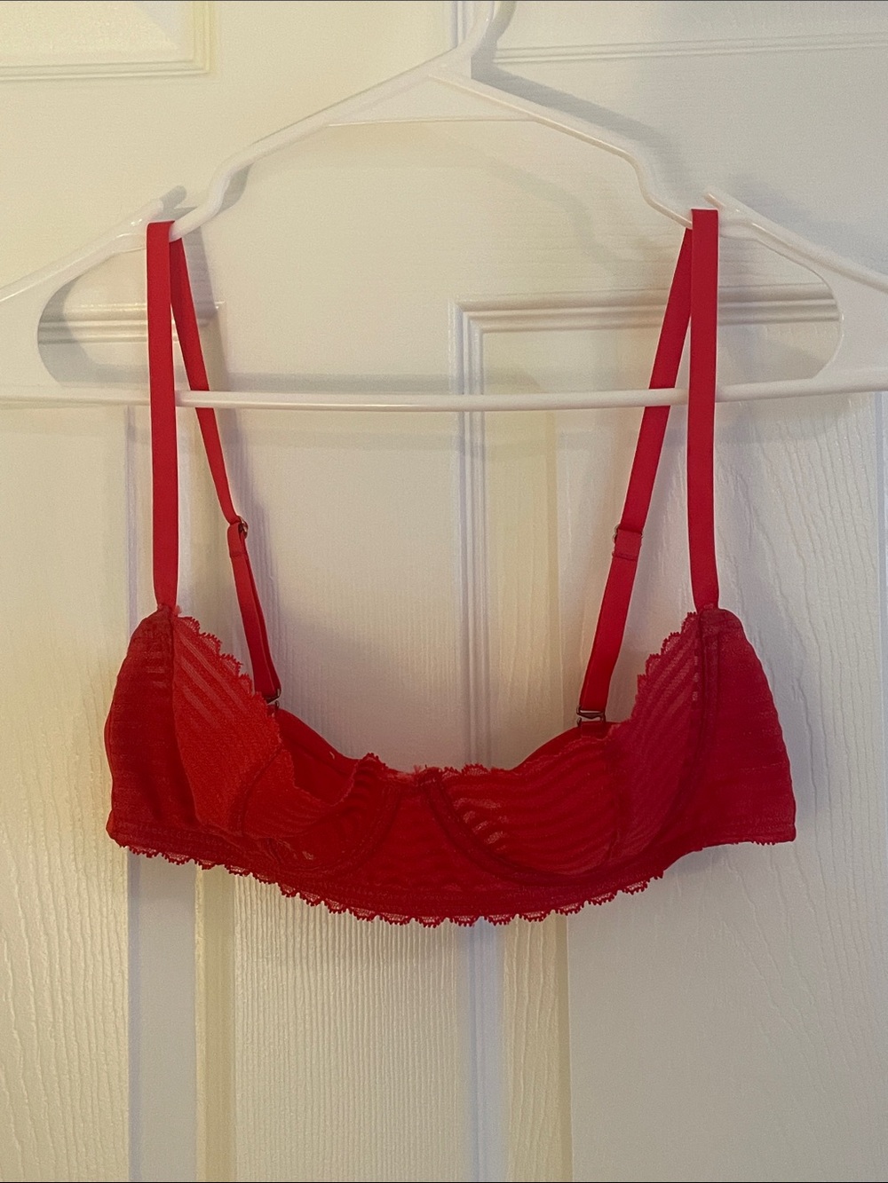 Skarlett Blue Red Lace Balconette Bra